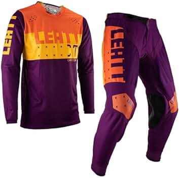 LEATT レーシングウェア セット モトクロス ジャージ＆パンツ通気性 吸汗